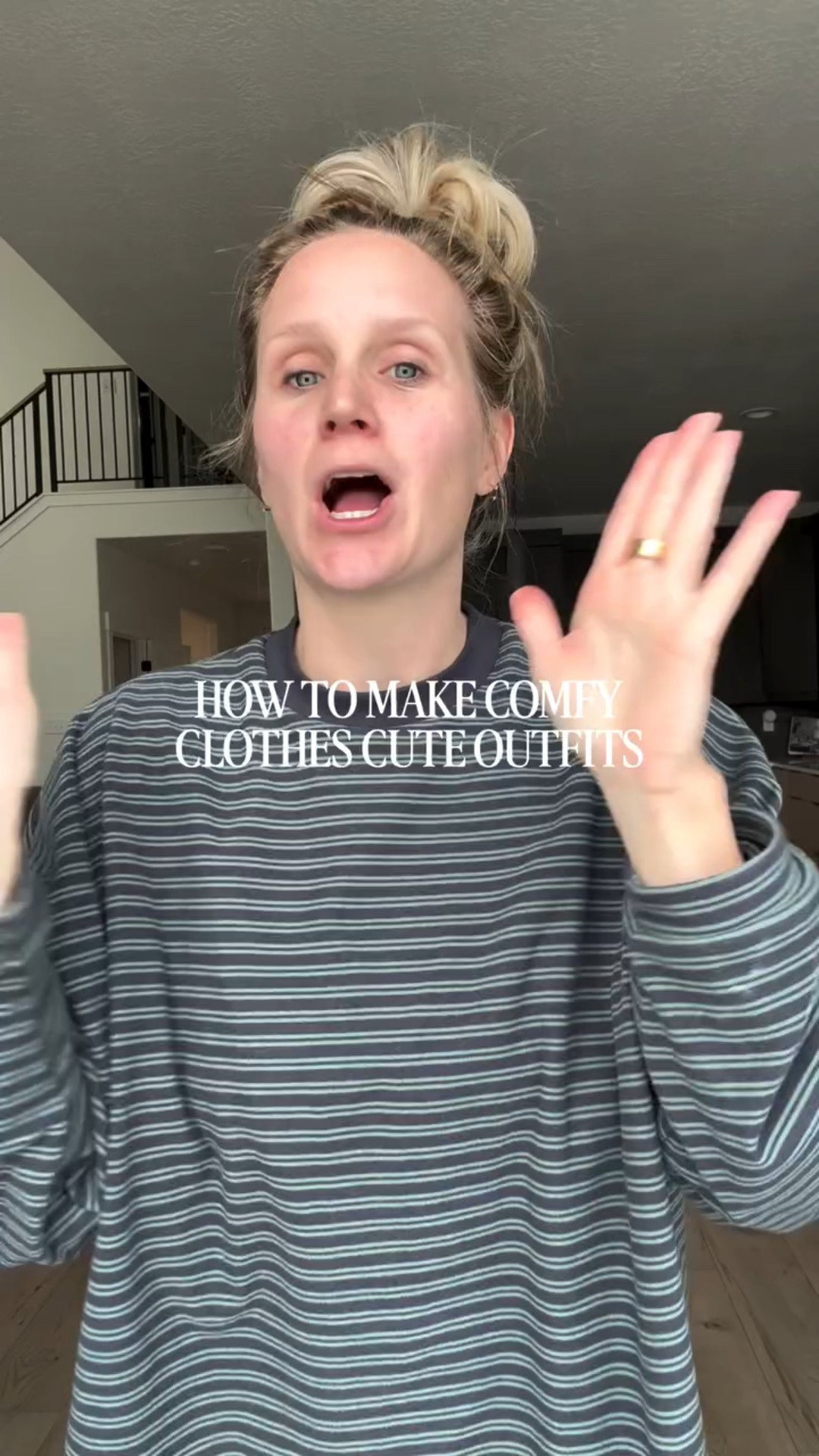 On a scale from 1-10 how likely are you to wear this outfit???? I LOVE

never underestimate the power of accessories (and makeup).. 🤭

also yes my husband is married to two people 🤣

The morning hayley vs. the afternoon hayley 🤣

garment friendly lds garments pro lds utah mom modest fashion modest comfy clothes