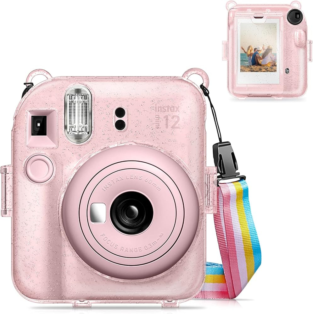 Fintie Protective Clear Case for Fujifilm Instax Mini 12 Instant Camera - Crystal Hard Shell Cove... | Amazon (US)