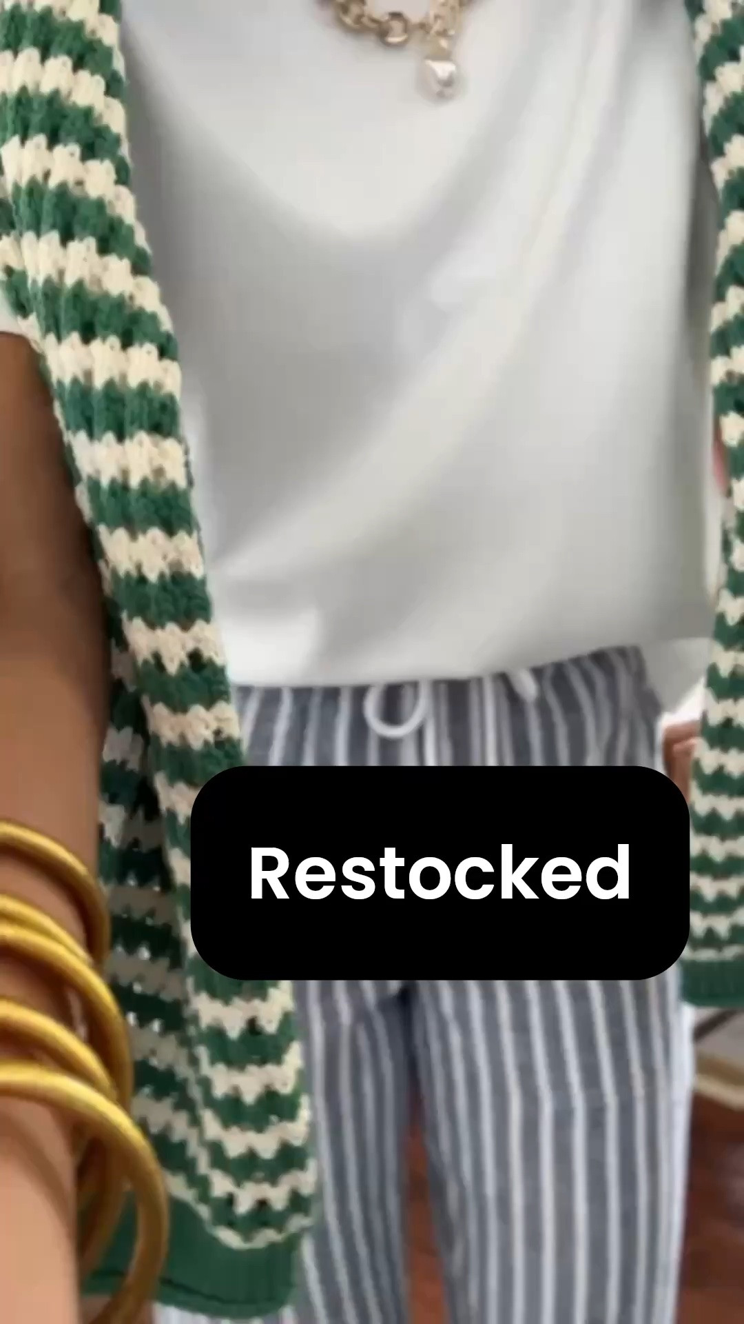 @athleta striped linen pants have been restocked! I am in a xs

#LTKgrwm #LTKootd