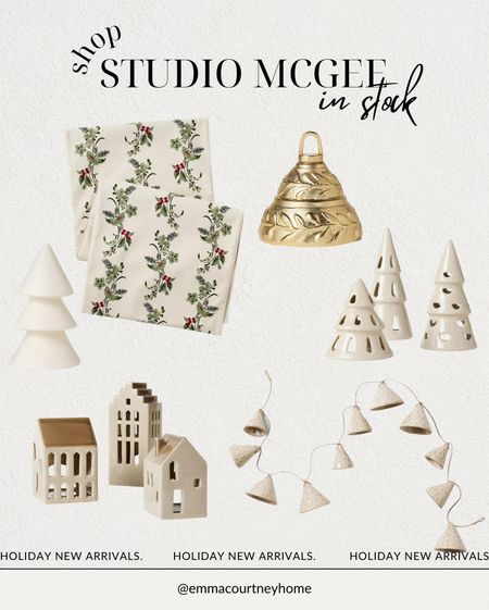 Studio McGee target holiday decor! Love these Christmas decorations. My favourite are the little houses! They had similar last year. They look so cute all lit up 

#LTKhome #LTKfindsunder50 #LTKHoliday