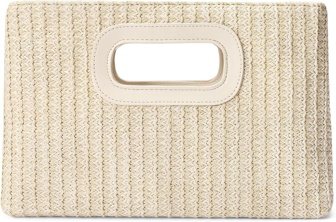 Straw Clutch Handbags Summer Clutch Woven Boho Beach Bags Straw Purses for Women | Amazon (US)