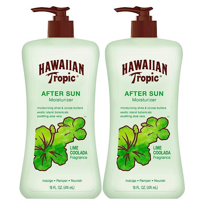 Hawaiian Tropic Lime Coolada Body Lotion and Daily Moisturizer After Sun, 16 Ounces - Pack of 2 | Amazon (US)