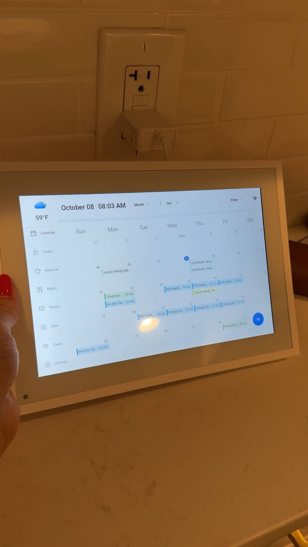Digital calendar that you can sinc from app on your phone! Been helping us keep up with our families schedule! #amazonprimeday

#LTKHome #LTKSaleAlert #LTKFamily