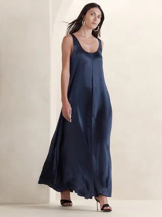 Serenade Silk Maxi Dress | Banana Republic (US)