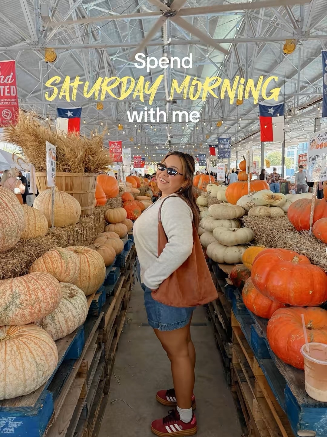 Saturday mornings spent at the farmers market 🍁🎃 

#dallasinfluencer #dallasfarmersmarket #saturdayvlog #saturdaymorningvibes #farmersmarketfinds #thingstodoindallas #fallvlog #spendthedaywithme #falloutfitideas
