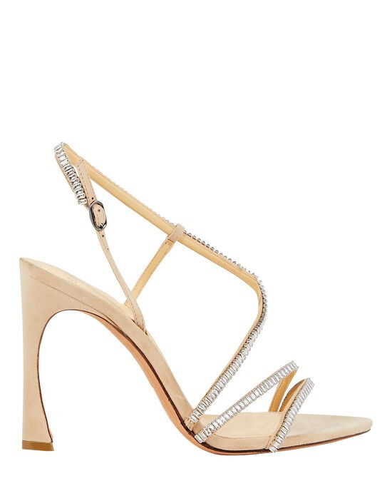 Alana 100 Crystal-Embellished Suede Sandals | INTERMIX