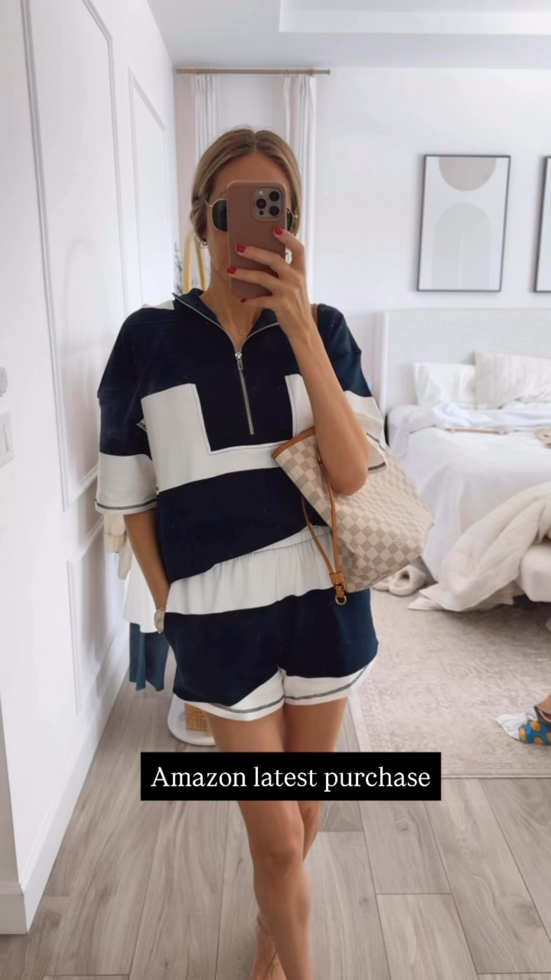 Great amazon set  
Amazon latest purchase 
Adorable stripe shorts set 
Great quality , tts, wearing small 






#LTKSeasonal #LTKU #LTKootd