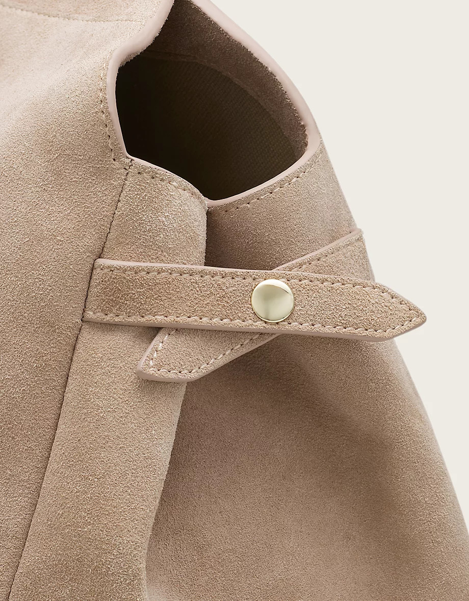 Suede Bowling Bag | Bags & Purses | The  White Company | The White Company UK & ROW