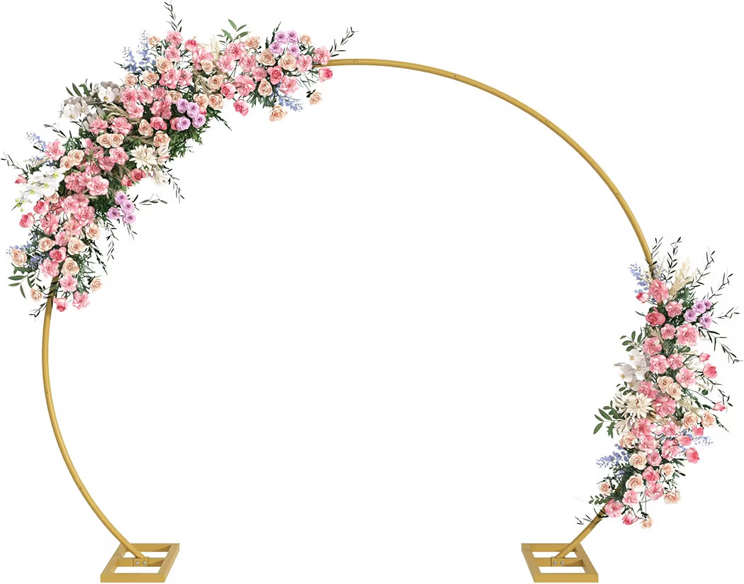 Sywhitta Metal Arch Backdrop Stand, Balloon Arch Frame for Wedding, Birthday Party, Ceremony Deco... | Amazon (US)