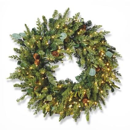 Majestic Holiday Cordless Wreath | Frontgate | Frontgate