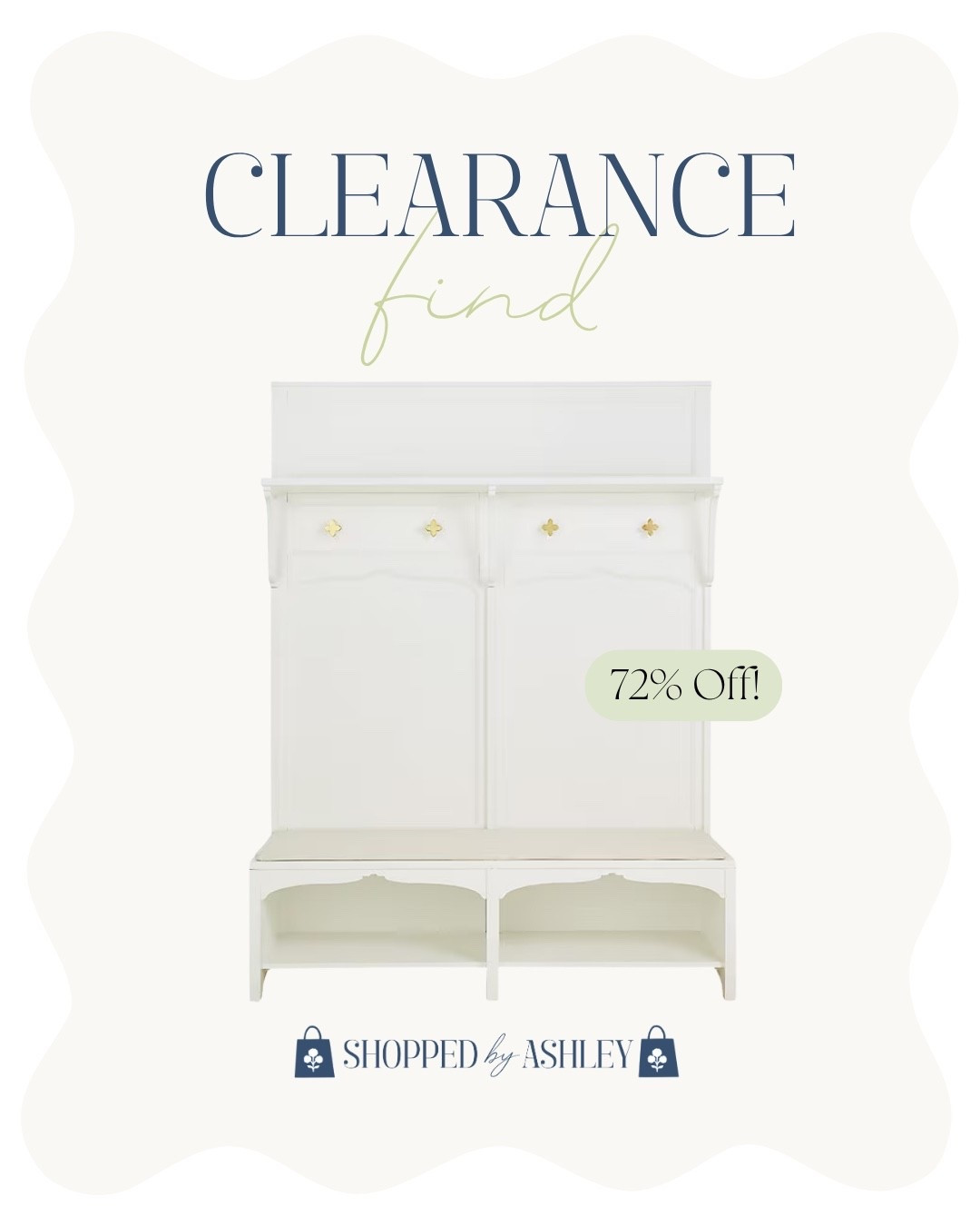 Amazing clearance find! More linked here 🎉

Ballard designs clearance, Grandmillennial style, Grandmillennial home, classic home, entryway hutch, entryway bench, mud room furniture

#LTKHome #LTKSaleAlert