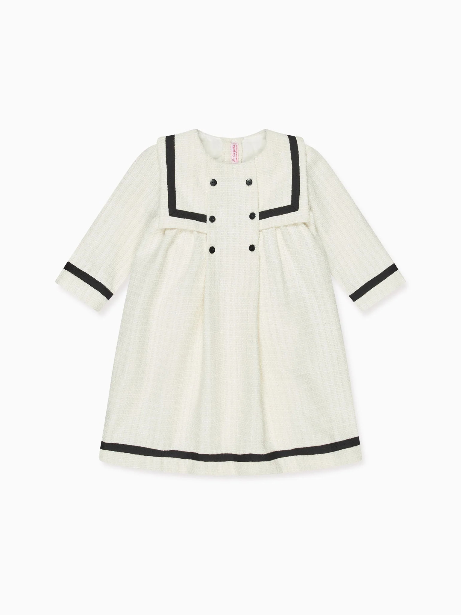 Ivory Lucinda Girl Empire Dress | La Coqueta (US)