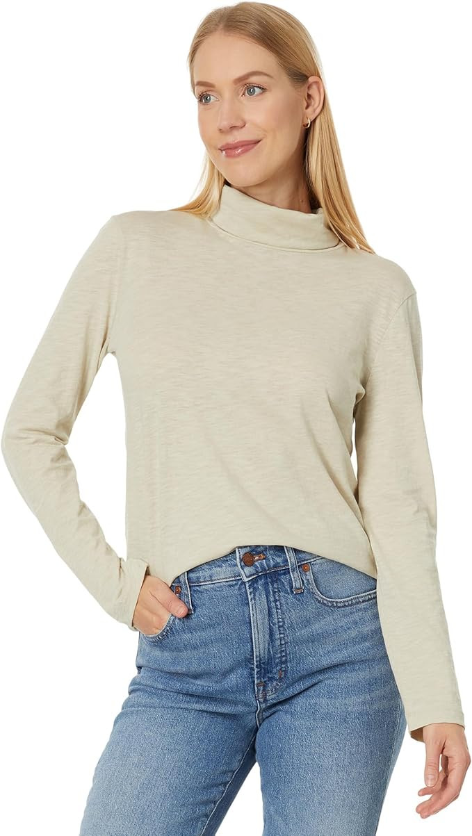 Madewell Whisper Cotton Turtleneck | Amazon (US)