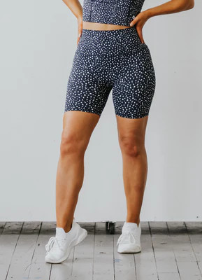 Astoria LUXE IGNITE Short - Black Speckle | astoria activewear