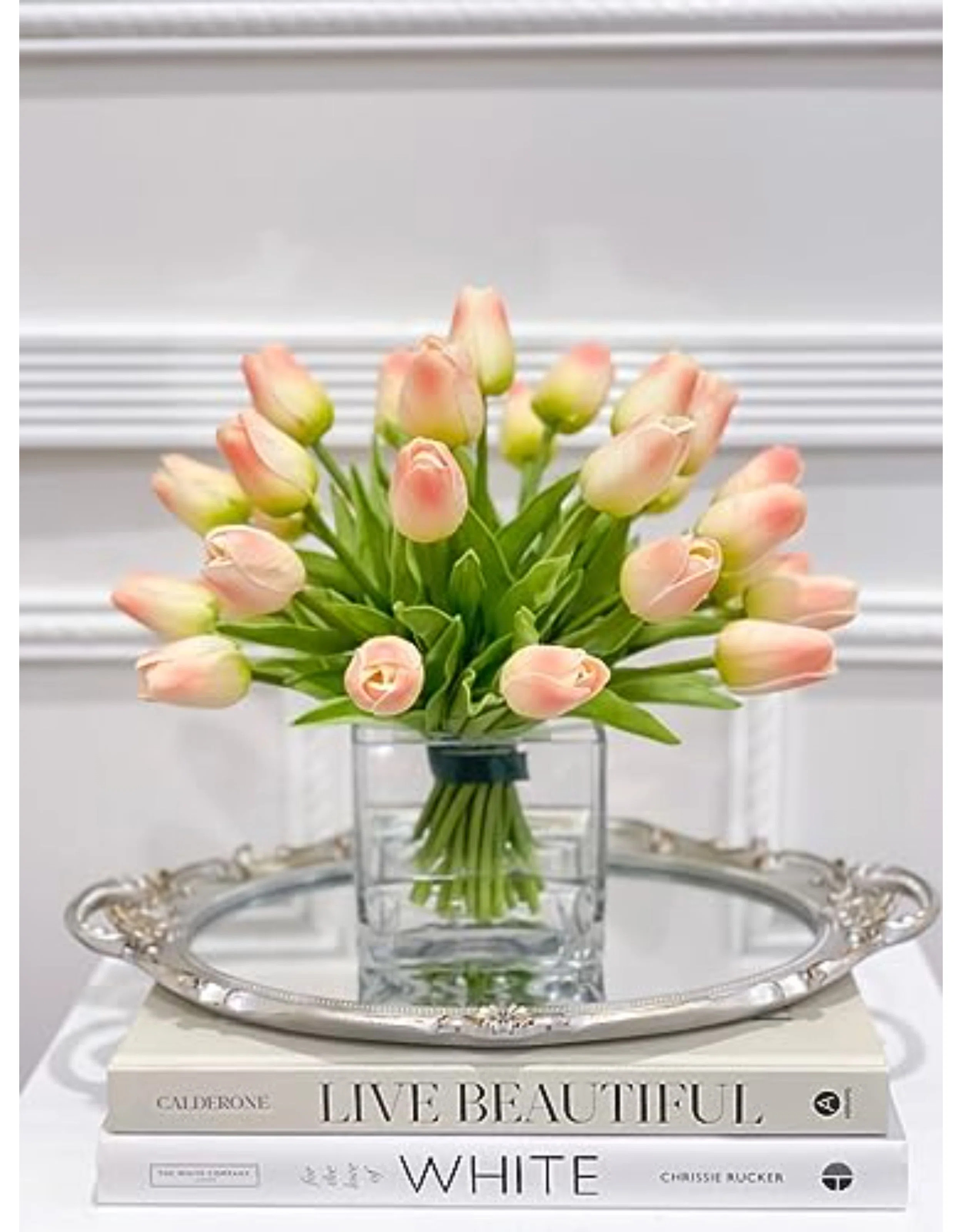 Mallorca Tulip Arrangement in Vase | Wayfair North America