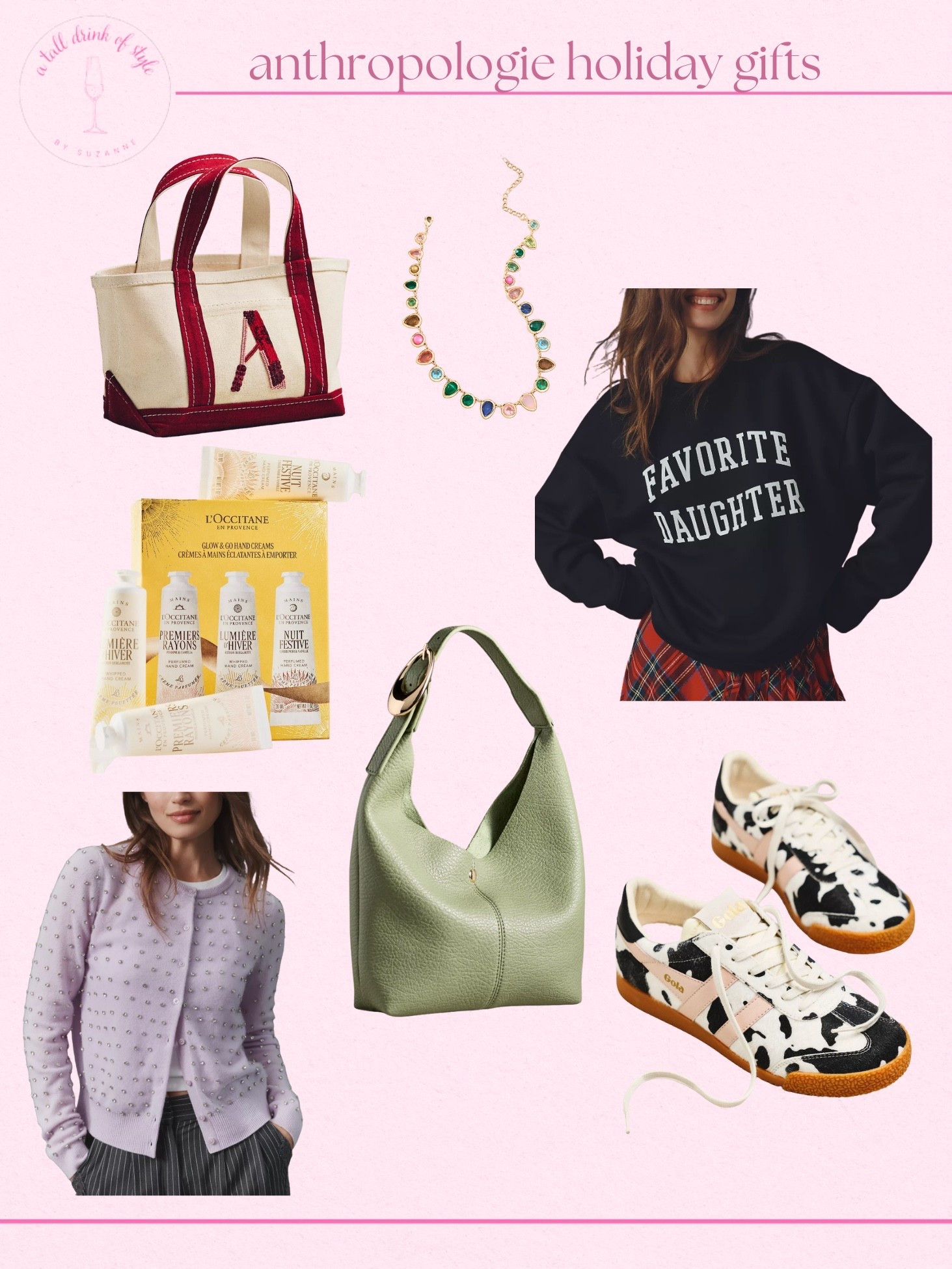 Anthropologie holiday gifts!! 

Anthropologie is a one stop shop for your holiday needs! Cyber Monday is a great time to grab some of those gifts and be ready for Christmas! 

Hi friend! 👋 Thanks for your support! I’m so glad you’re here!
If you're tall, over 40, or just tired of fashion that doesn’t fit your life, you’re in the right place. I share classic, elevated outfit formulas that actually work on tall women (I’m 6’1” for reference!) and help you feel confident getting dressed again.
I am your resource for timeless, elevated fashion for women over 40 (and tall women)
Age: 55
Height: 6’1”
Tops: S/M
Bottoms: 8/10
Dresses: 8/M
Over 50 fashion, tall fashion, workwear, everyday outfits, timeless outfits, Classic Outfits

#LTKOver40 #LTKGiftGuide #LTKHoliday