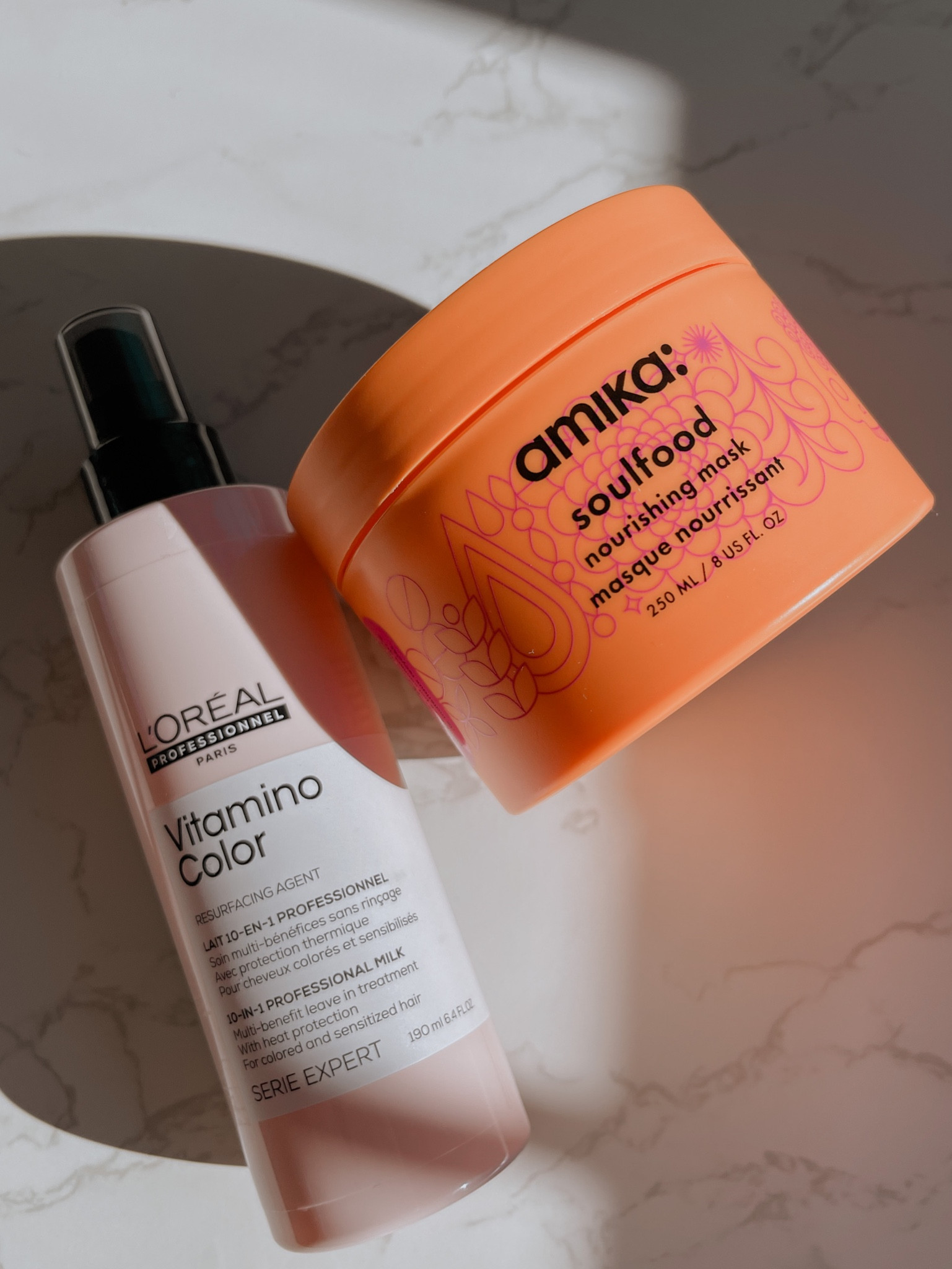 New to me haircare favorites 🤍 a leave in conditioner is a must for me. Adding in a hair mask in the winter is necessary! #amika #amikahairmask #lorealprofessional 

#LTKstyletip #LTKbeauty