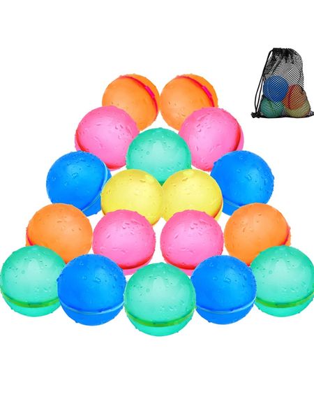 Our favorite reusable water balloons! 

No more purchasing water balloons after finding this gem! We got the 18 pack and it’s perfect for our 3 girls! 

Hands down the best summer activity on a hot day! 

#LTKFind #LTKSeasonal #LTKunder50