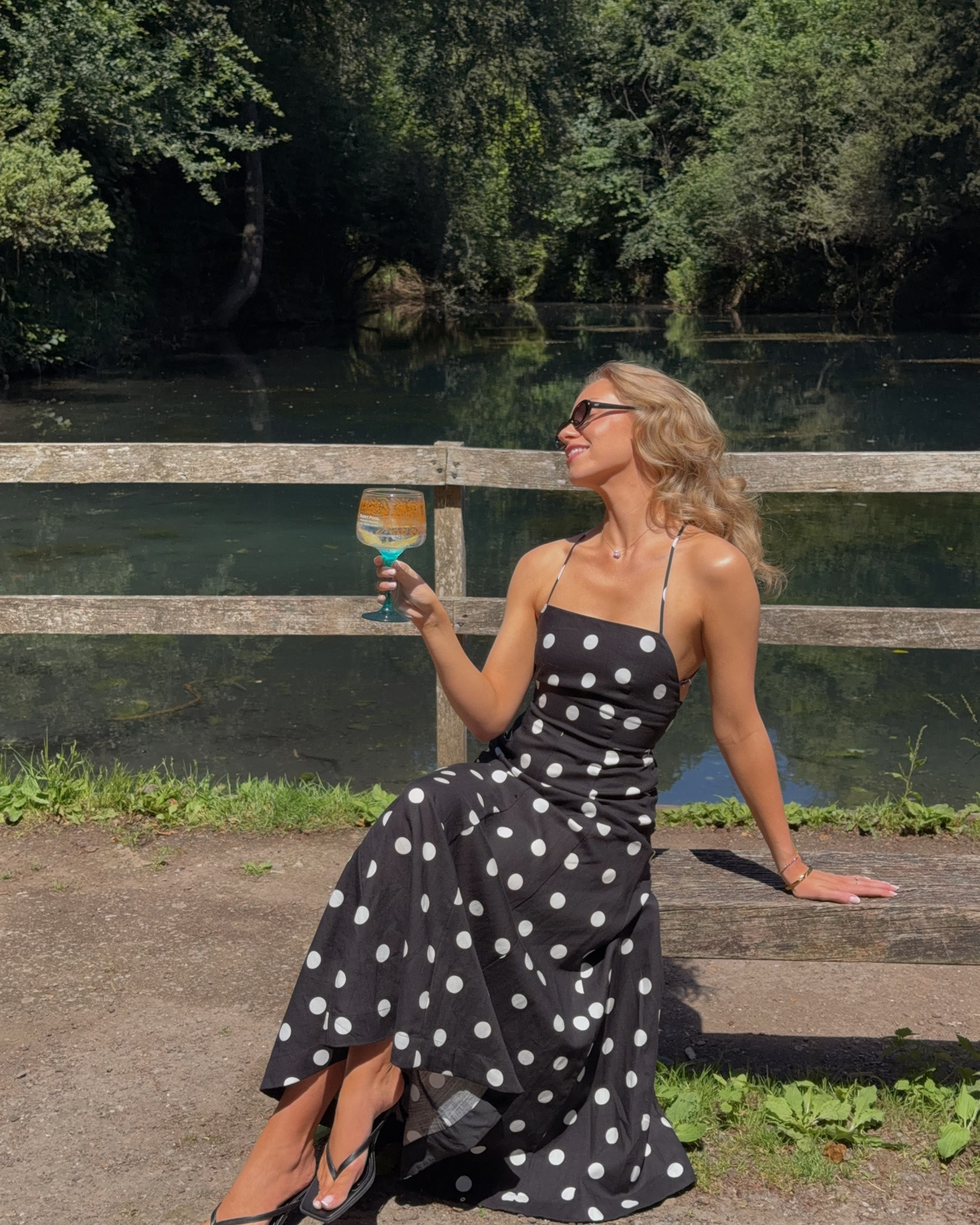 Polka dot dress, summer outfit, midi dress

#LTKuk #LTKsummer #LTKdresses
