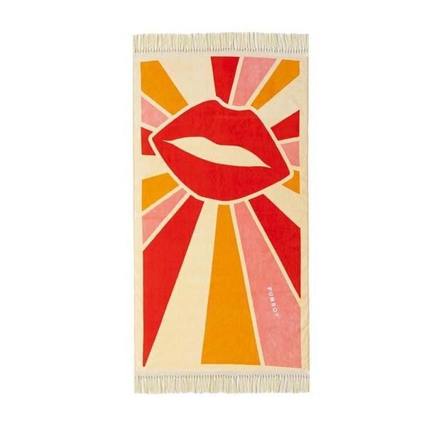 Disco Shag Lip Towel | FUNBOY