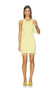 ASTA RESORT Natalia Mini Dress in Butter Yellow Sequin from Revolve.com | Revolve Clothing (Global)