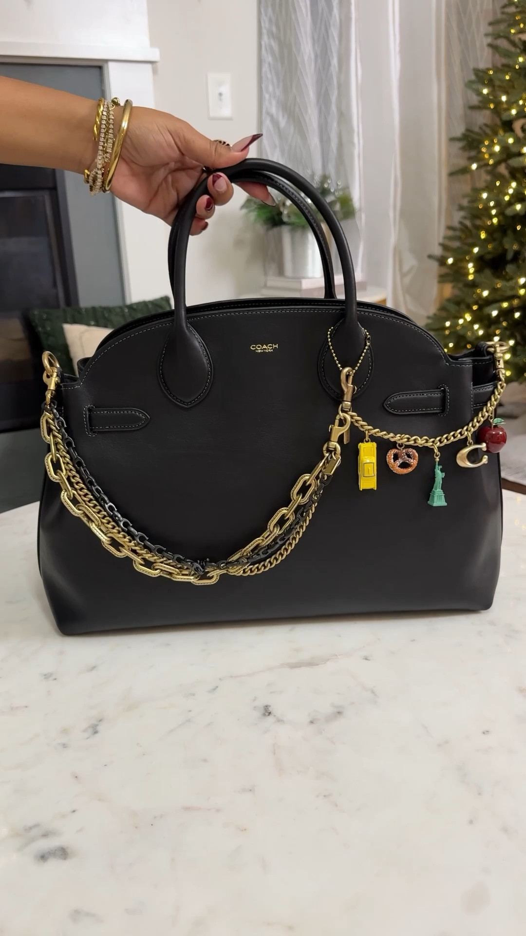 A little something for myself for Xmas!! I have been wanting a new big bag and snagged this one @coach via @macys. The bag also available in a smaller and larger size. This is the Empire 40

#LTKGiftGuide #LTKHoliday