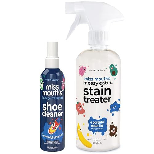 Miss Mouth's Messy Eater Stain Treater 16oz and Messy Steppers 4oz Shoe Cleaner | Amazon (US)