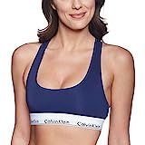 Calvin Klein Underwear Women's Modern Cotton Bralette, Coastal, X-Small | Amazon (US)