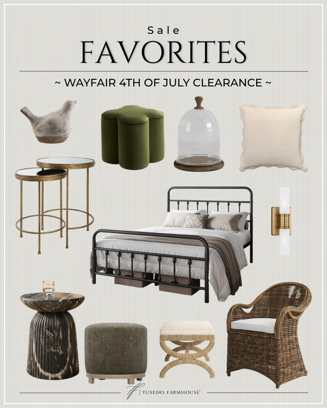 The Wayfair 4th of July Clearance is full of timeless pieces at prices that are hard to pass up! From statement furniture and accent tables to cozy pillows and beautiful décor, these are the sale favorites I'm adding to my cart before they're gone. If you've been waiting for the right time to refresh your home, this is it. 🤍✨

#LTKHome #LTKSaleAlert #LTKStyleTip #Wayfair #WayfairSale #HomeDecor #FurnitureFinds #TimelessStyle 

 #LTKSeasonal #LTKHome #LTKSaleAlert
