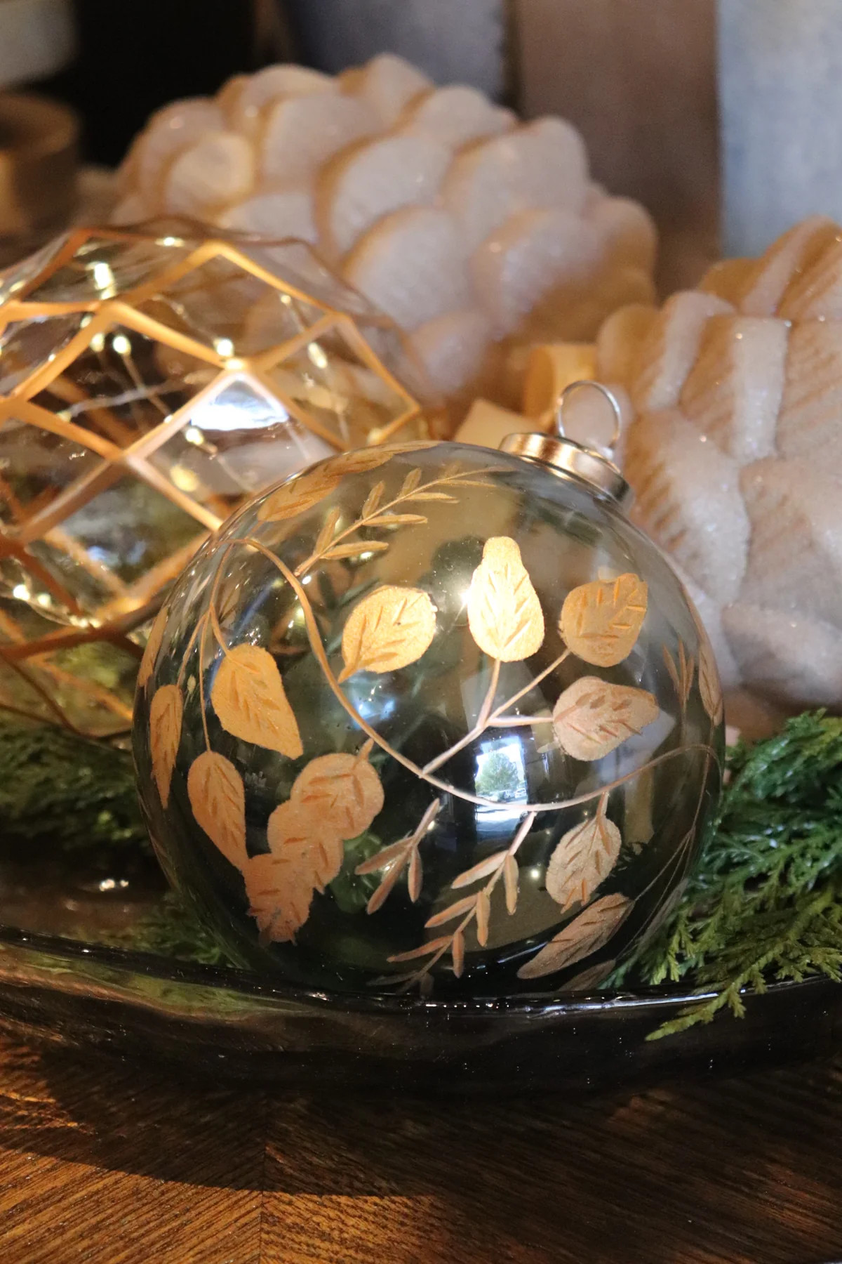 Blue Leafy Ornament | Gatehouse No.1