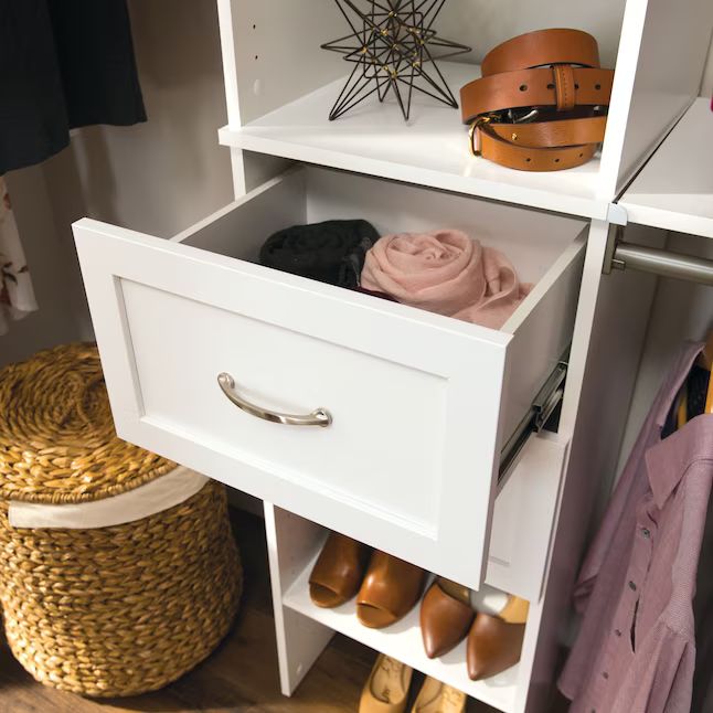 ClosetMaid BrightWood 16-in x 10-in x 13-in White Drawer Unit | Lowe's