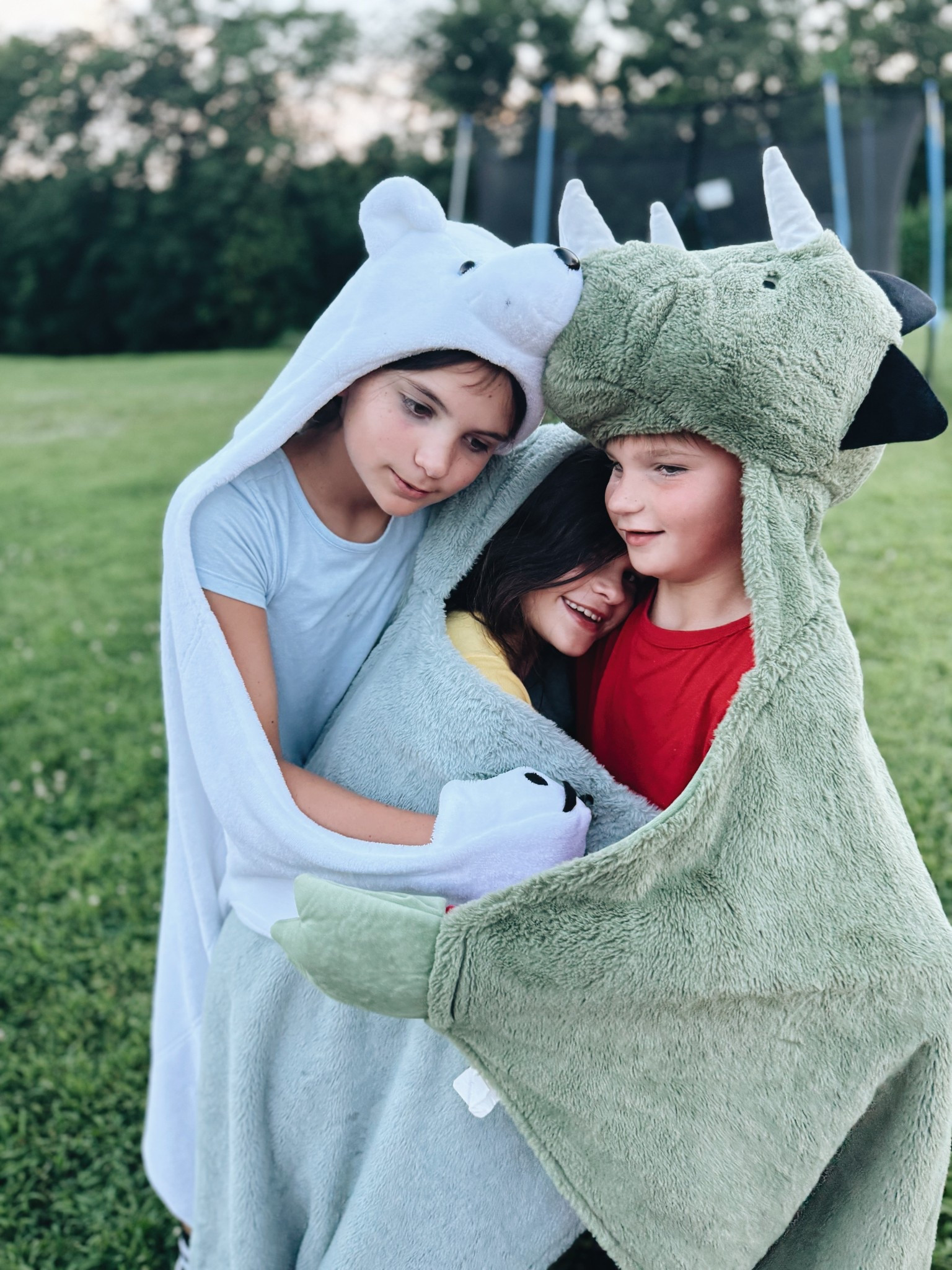 Cozy animal hooded blankets. Perfect for kids who love to snuggle or allow their imaginations to explore! 

#LTKFindsUnder50 #LTKKids #LTKFamily
