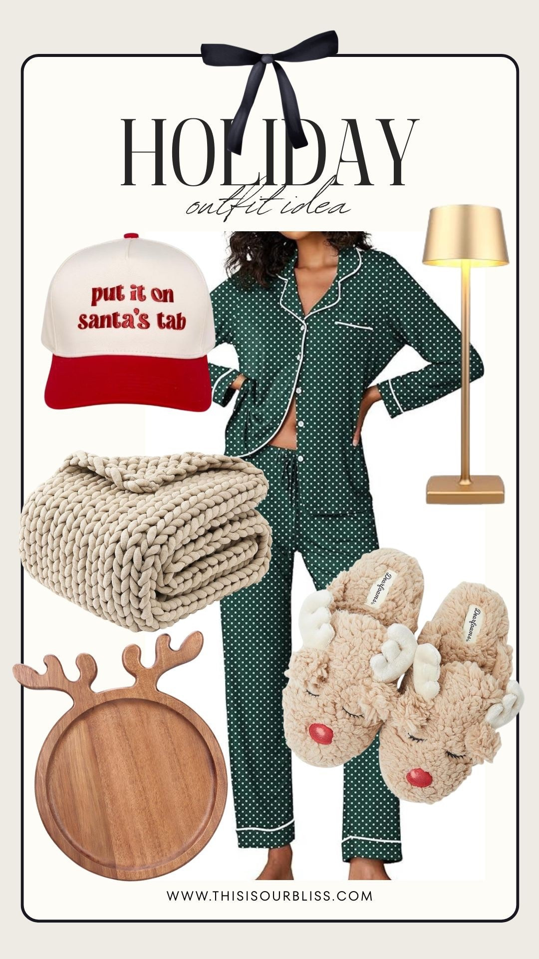 Cozy holiday style! 💫🎄🫶🏻

These festive green and white pajamas are the perfect thing to wear for a hallmark movie marathons, wrapping gifts and lounging around the family and friends! Linked up some cute reindeer slippers, reindeer, charcuterie, board, blanket, and more!

Amazon, Amazon fashion, Amazon, pajamas, holiday, loungewear, festive, casual style, festive pajamas, holiday, pajamas, matching pajamas

#LTKHoliday #LTKSeasonal #LTKFindsUnder50