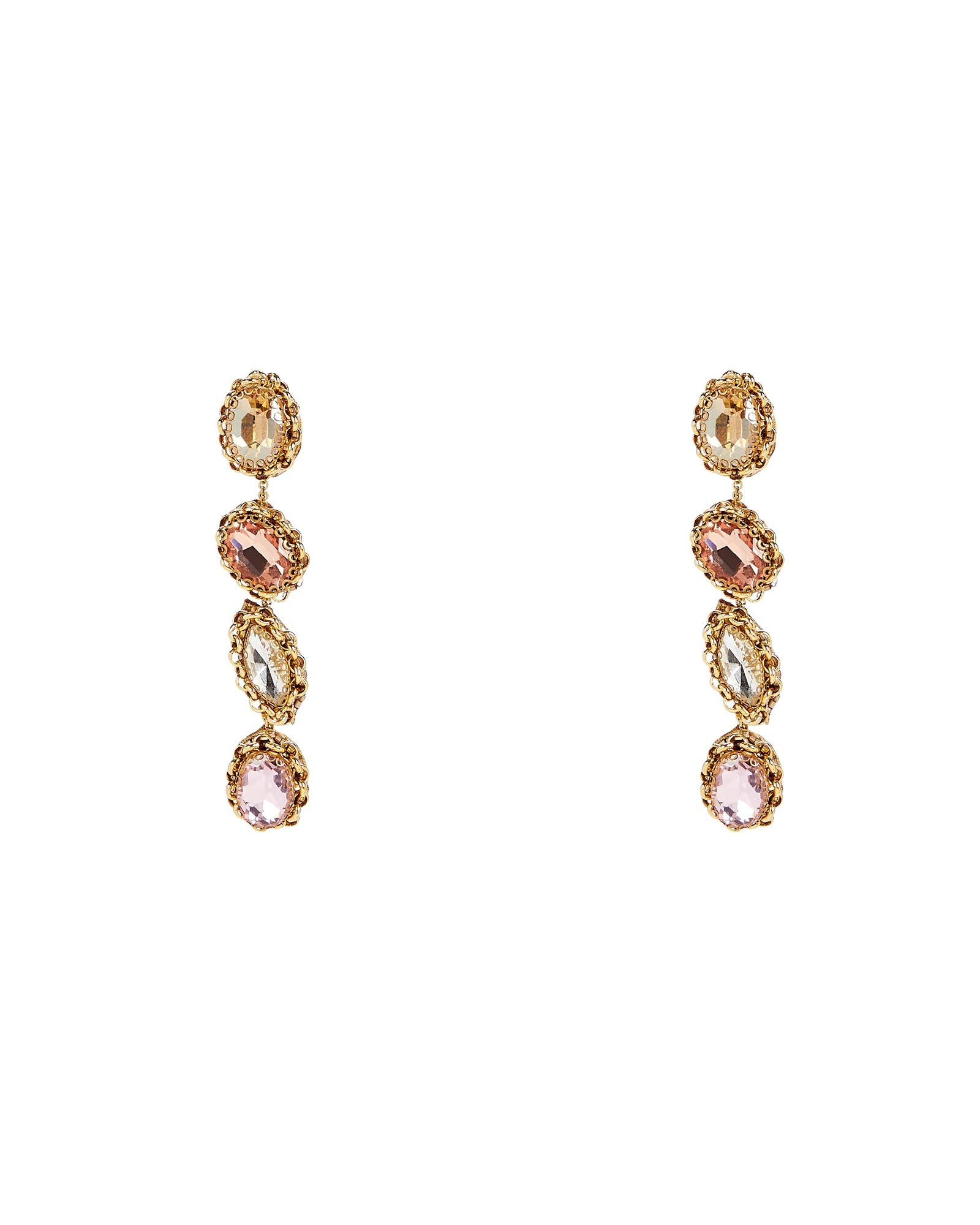 Ezme Crystal Linear Drop Earrings | INTERMIX