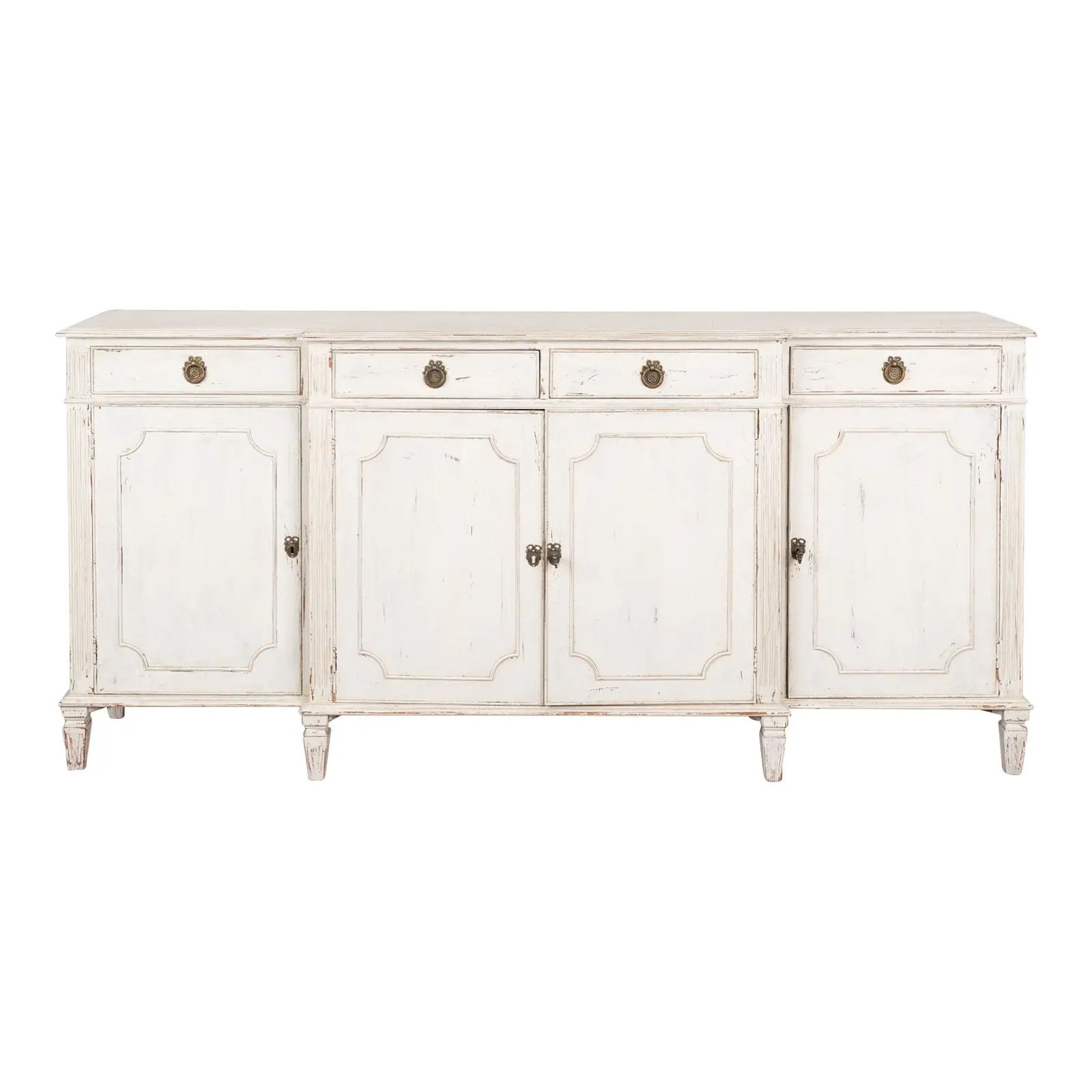 White Painted Sideboard Buffet, Sweden Circa 1920 | Chairish