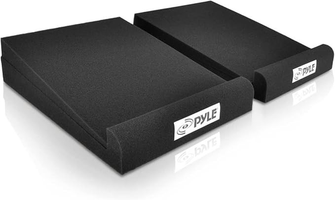 Pyle Sound Dampening Speaker Riser Foam - Audio Acoustic Noise Isolation Platform Pads Recoil Sta... | Amazon (US)
