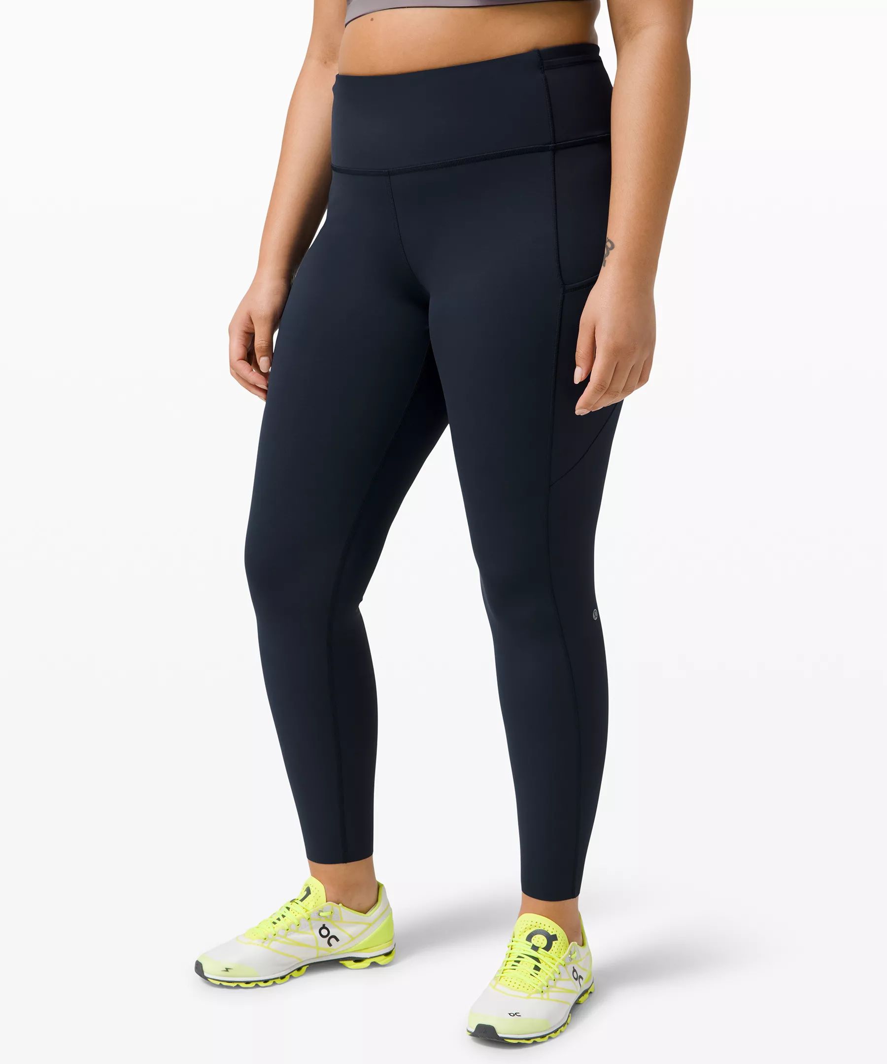 Fast and Free Brushed Fabric High-Rise Tight 28" | Lululemon (US)