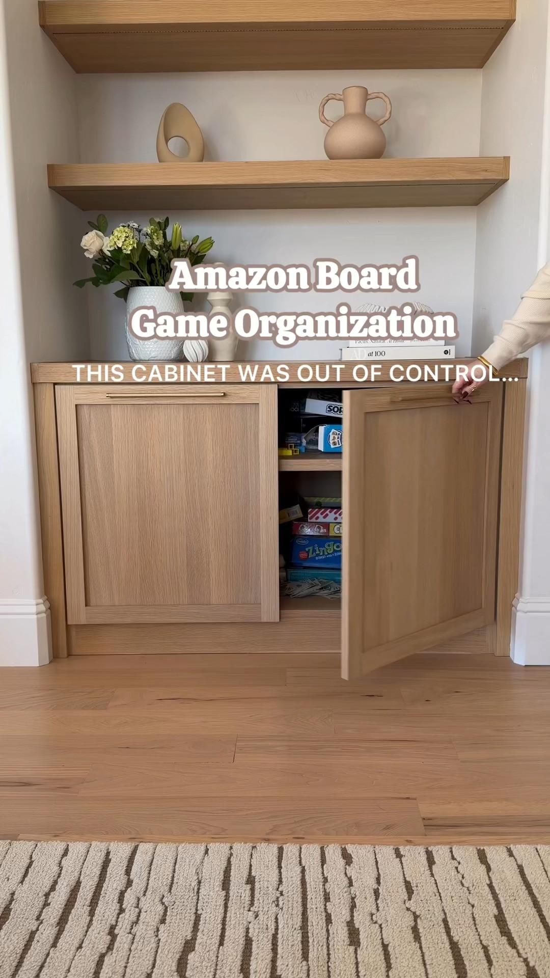 A perfectly organized game cabinet feel less like storage and more like a mini library of fun where everything has a place, a purpose, and is ready to play at any moment.
 

 #LTKHome