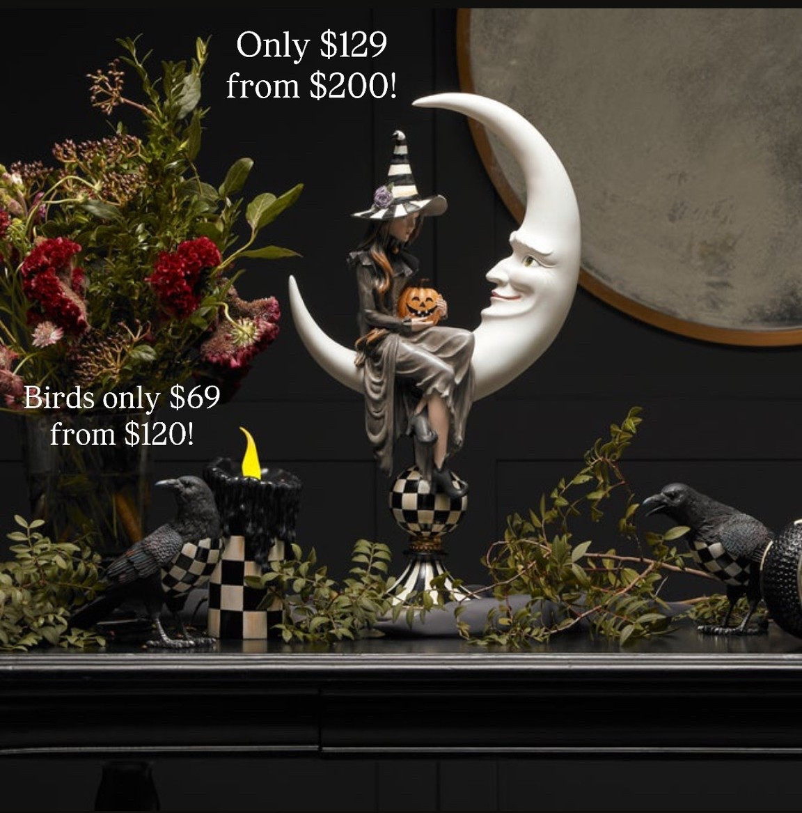 RESTOCKED and ON SALE!! My beautiful witch is back in stock. She sold out within the first day last year and now she’s back at the @MacKenzie-Childs barn sale and marked way down!! And my courtly check skull has been restocked!

Halloween, Halloween decor

#LTKSaleAlert #LTKHome #LTKSeasonal