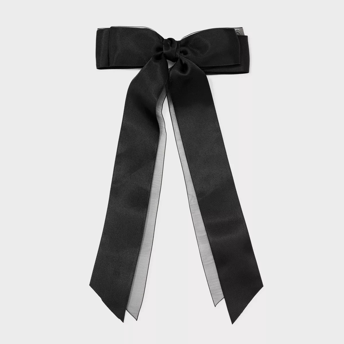 Satin Organza Bow Hair Barrette - A New Day™ | Target