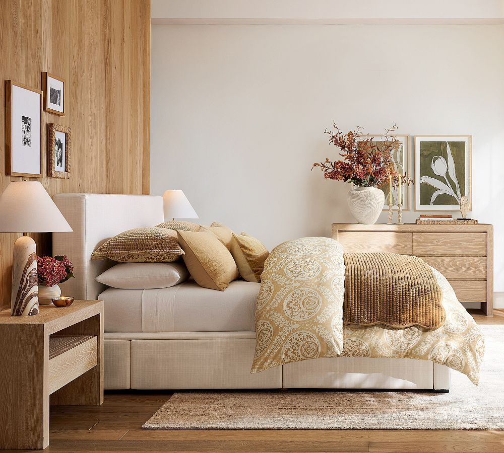 Velvet Scallop Edge Reversible Quilt | Pottery Barn (US)