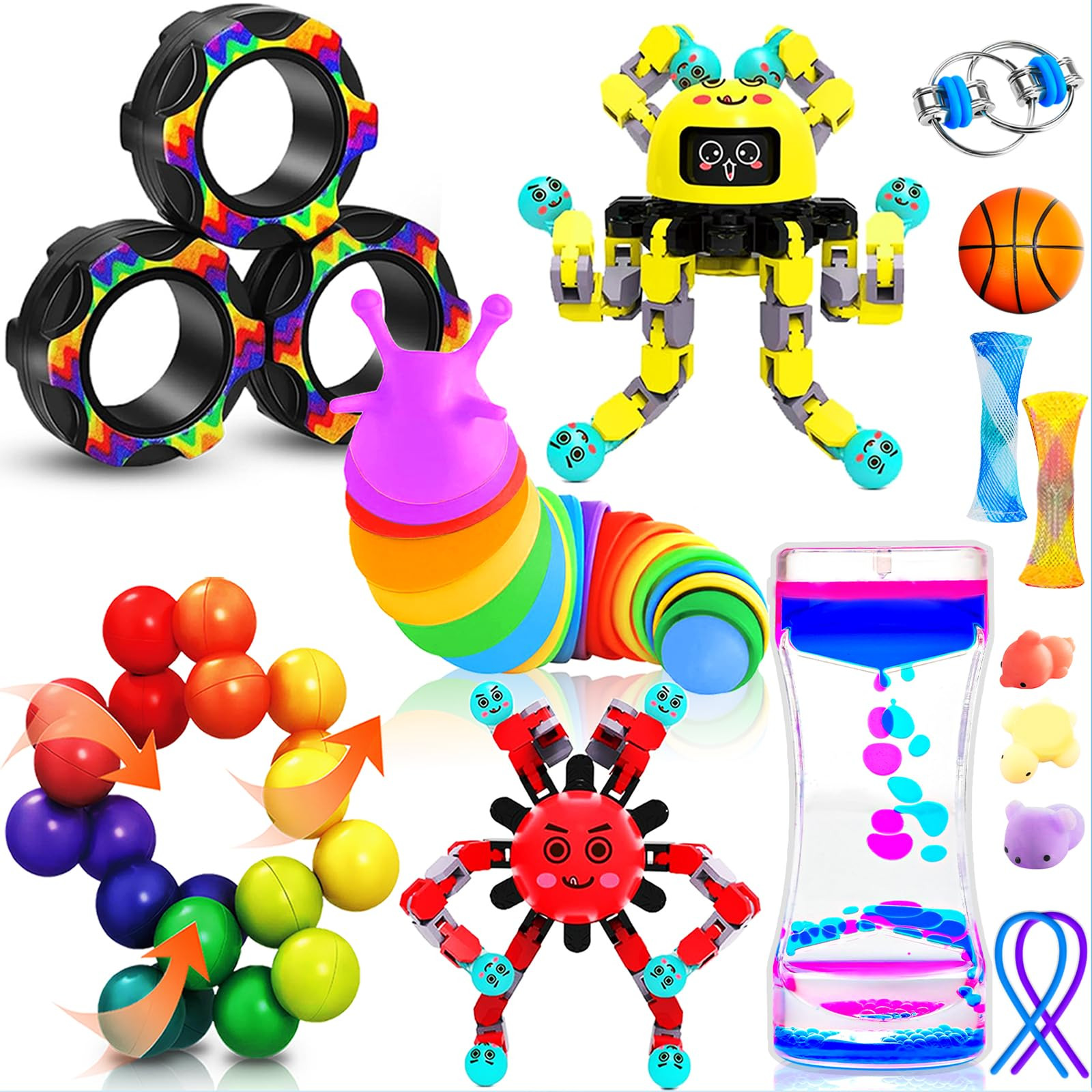 15Pack Fidget Toys Bulk for Kids Adult, Easter Basket Stuffers Gifts Sensory Autism ADHD Autistic... | Amazon (US)