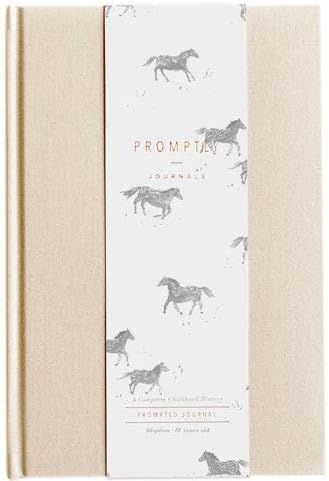 Promptly Journals - Adoption Childhood History Journal (Sand), Keepsake Baby Book, Records Every ... | Amazon (US)