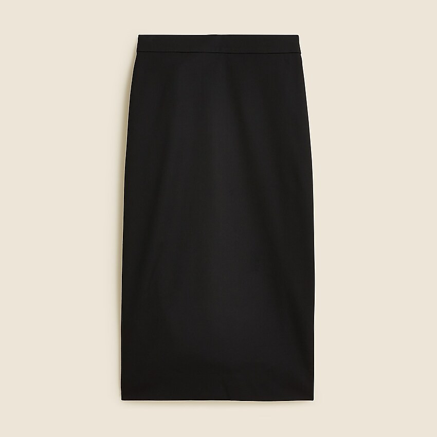 Long 3 pencil skirt in bi-stretch cotton | J. Crew US