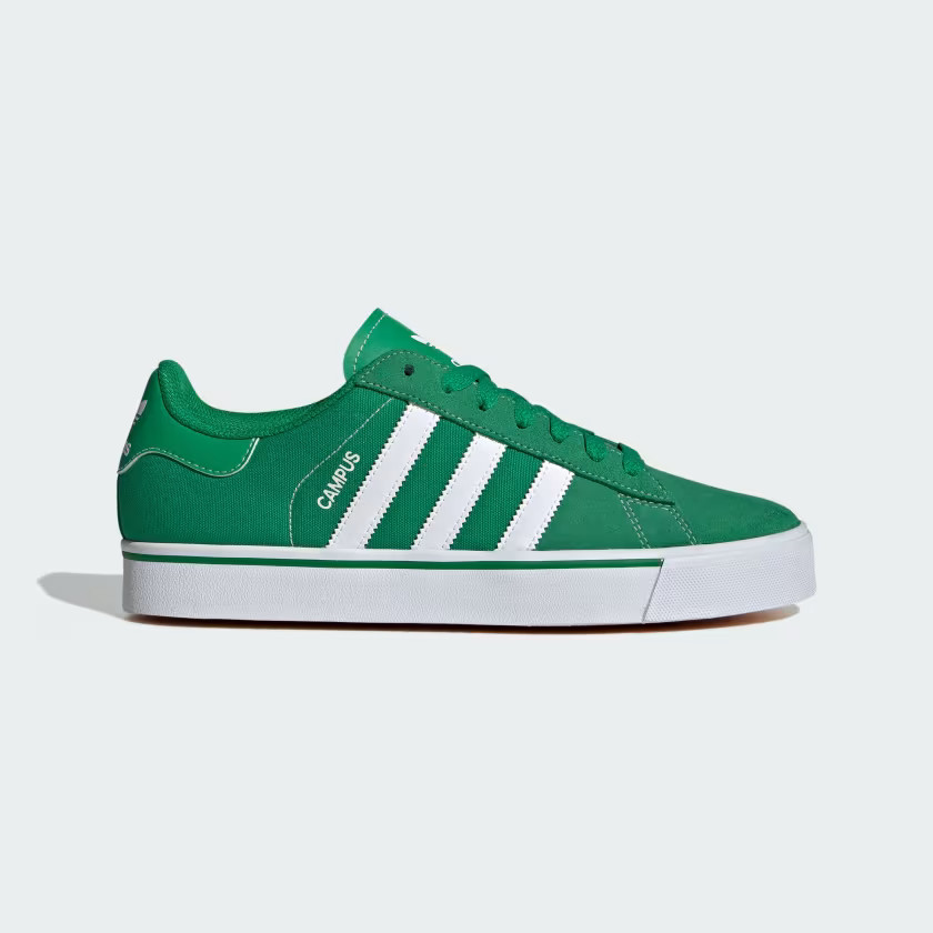 adidas Campus Vulc Shoes - Green | Free Shipping with adiClub | adidas US | adidas (US)