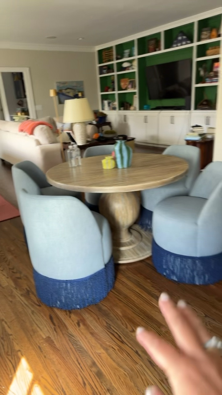 The chairs are all here and I LOVE THEM! 
You’re gonna die over the price- under $400 and they totally look like I had them custom made! 



#LTKHome #LTKKids #LTKdayinmylife