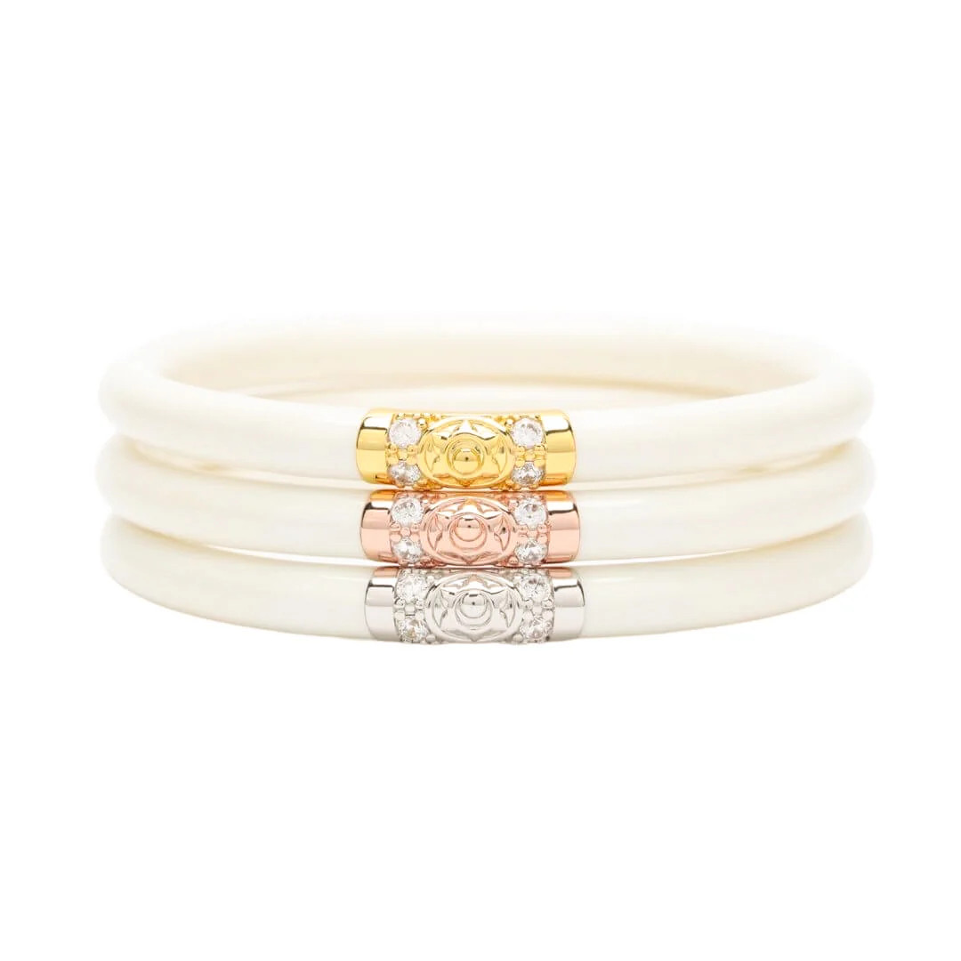 Three Kings All Weather Bangles® (AWB®) - Ivory | BuDhaGirl
