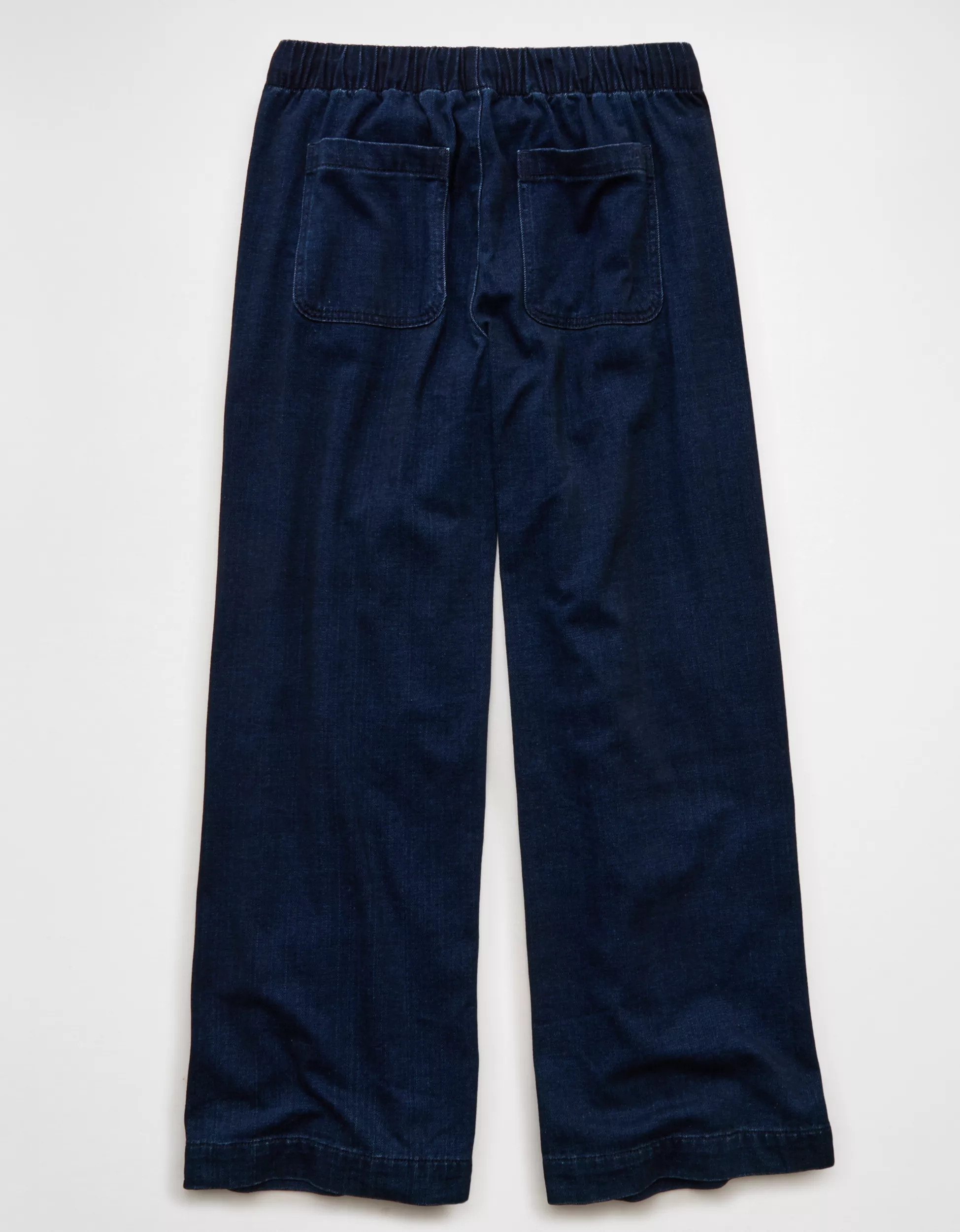 AE Cozy Dreamy Drape Low-Rise Ultra Wide-Leg Jean | American Eagle Outfitters (US & CA)