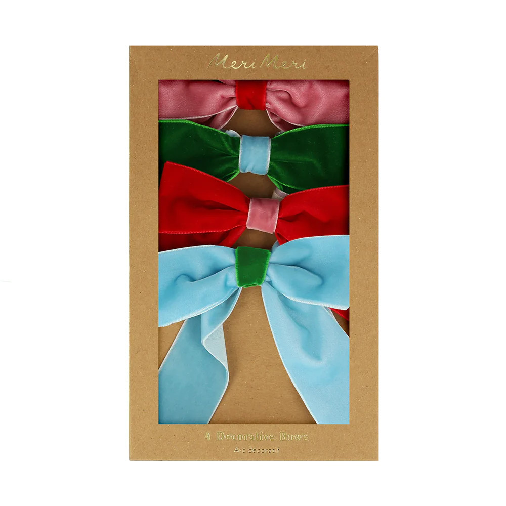 Meri Meri Decorative Velvet Bows | Jollity & CO.