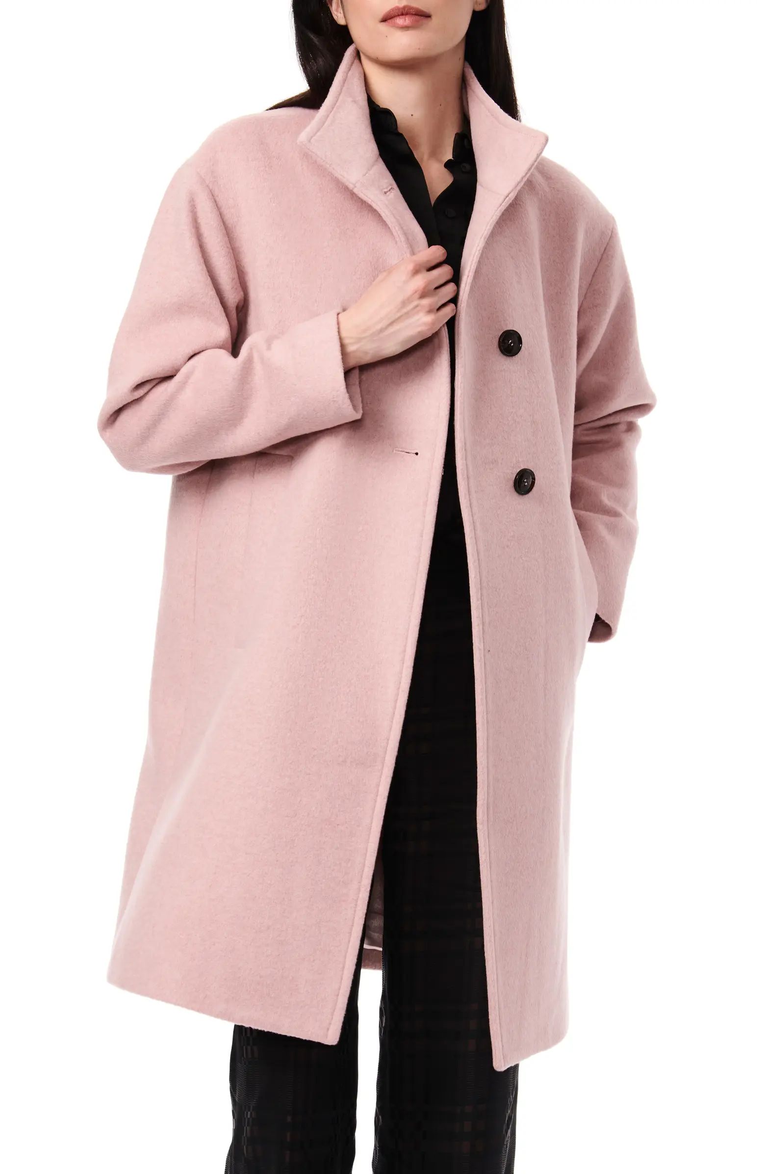 Melton Wool Blend Coat | Nordstrom